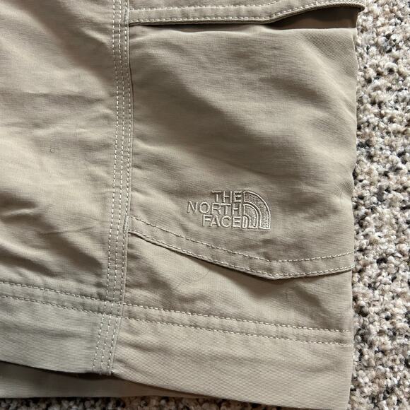 The North Face Mens Cargo Shorts Size Small 100% Nylon Elastic Waist Belted - Picture 8 of 9
